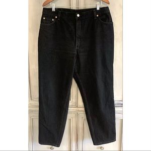 Levi's 550 Vintage High Waist Black Jeans Sz 14/16 18